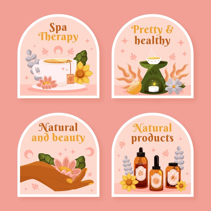 Contoh stiker label produk kemasan skincare